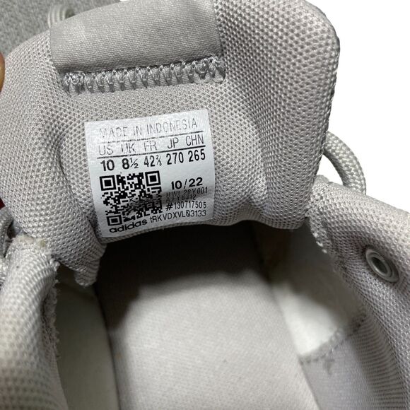 Adidas 10 Grey Cloud Foam Pure Comfort Tennis Athletic Shoes - Picture 7 of 8